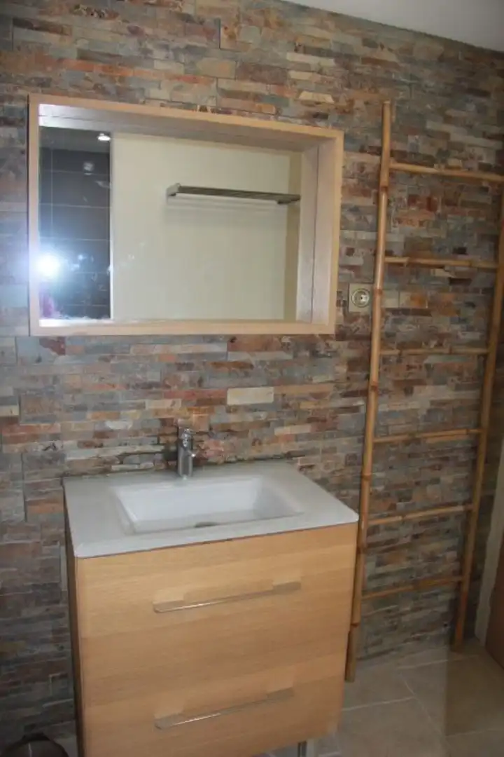 Bathroom of Houses for sale in Bierge  with Heating, Private garden and Storage room