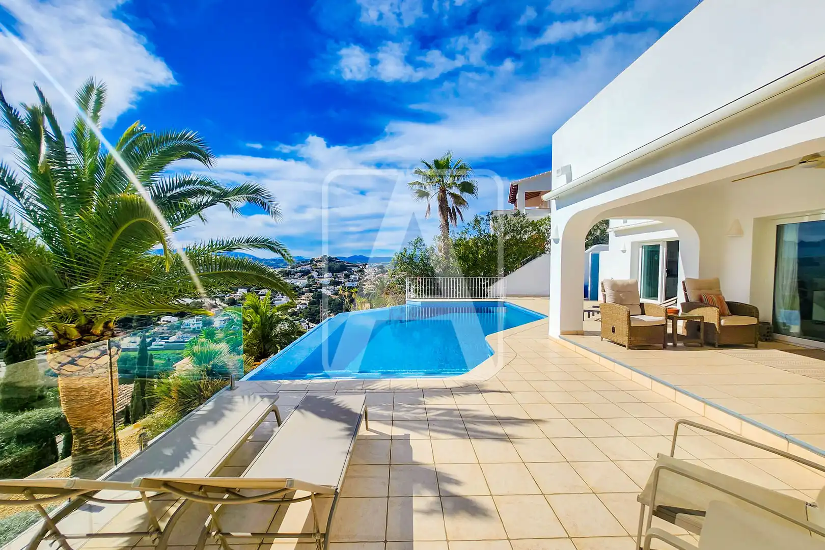 Exterior view of Houses for sale in Moraira  with Air Conditioner, Heating and Private garden