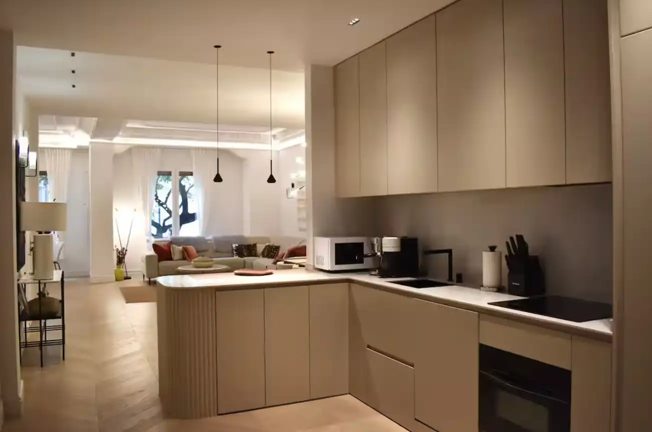 Cuina de Apartament de lloguer en Valencia amb Aire condicionat, Calefacció i Parquet