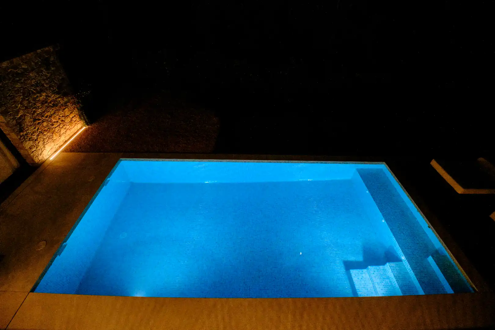Swimming pool of Houses for rent in Mont-ras  with Air Conditioner, Heating and Private garden