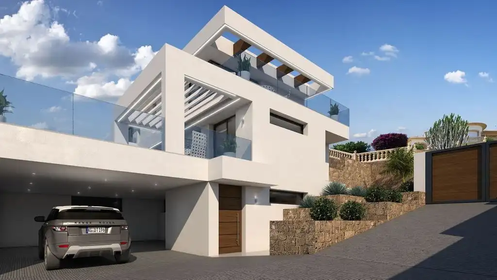 Exterior view of Houses for sale in Jávea / Xàbia  with Air Conditioner, Private garden and Storage room