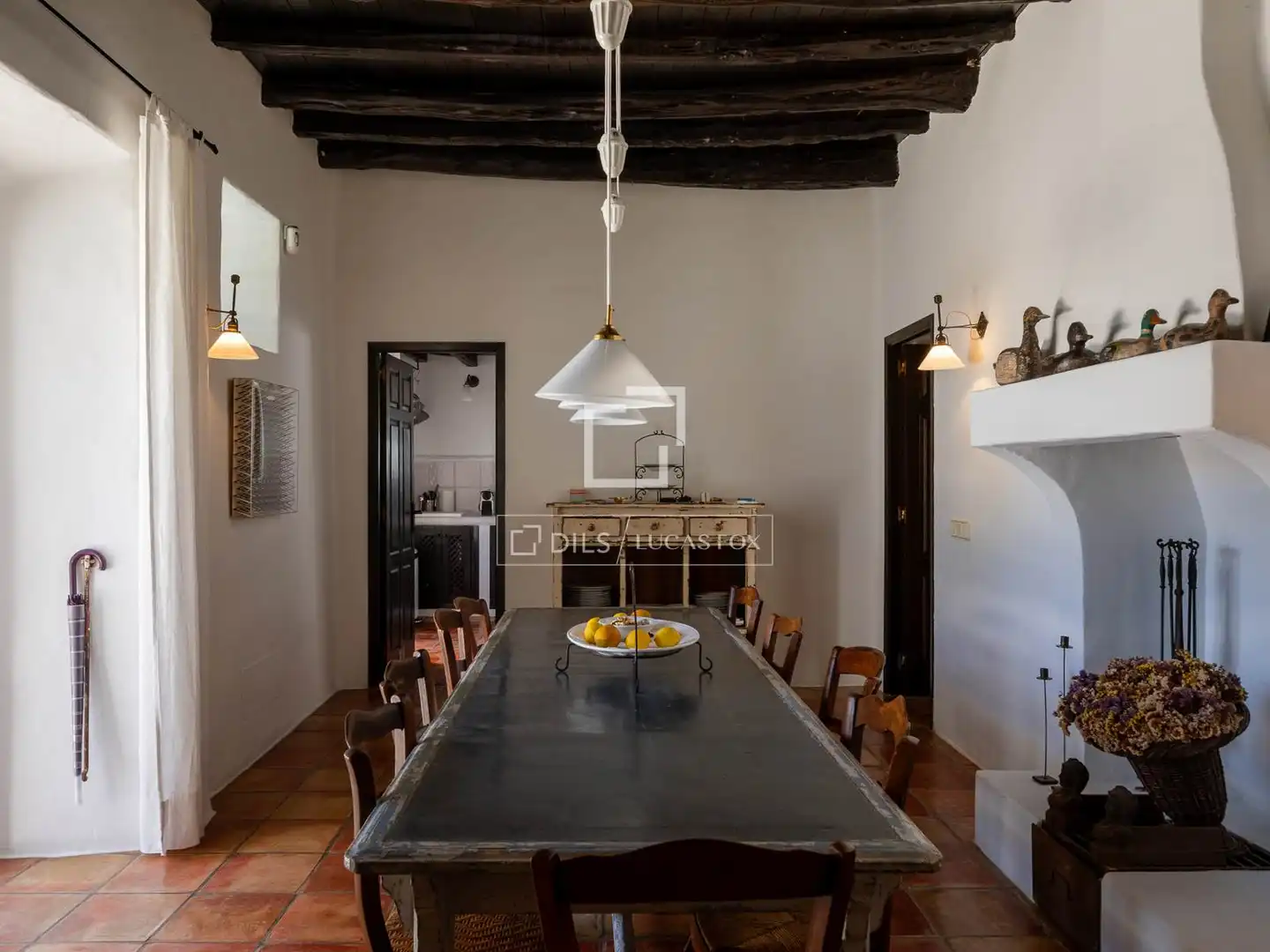 Dining room of Country homes for sale in Santa Eulària des Riu  with Furnished