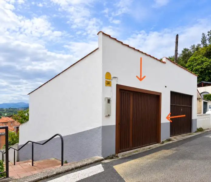 Exterior view of Flat for sale in Muros de Nalón  with Furnished