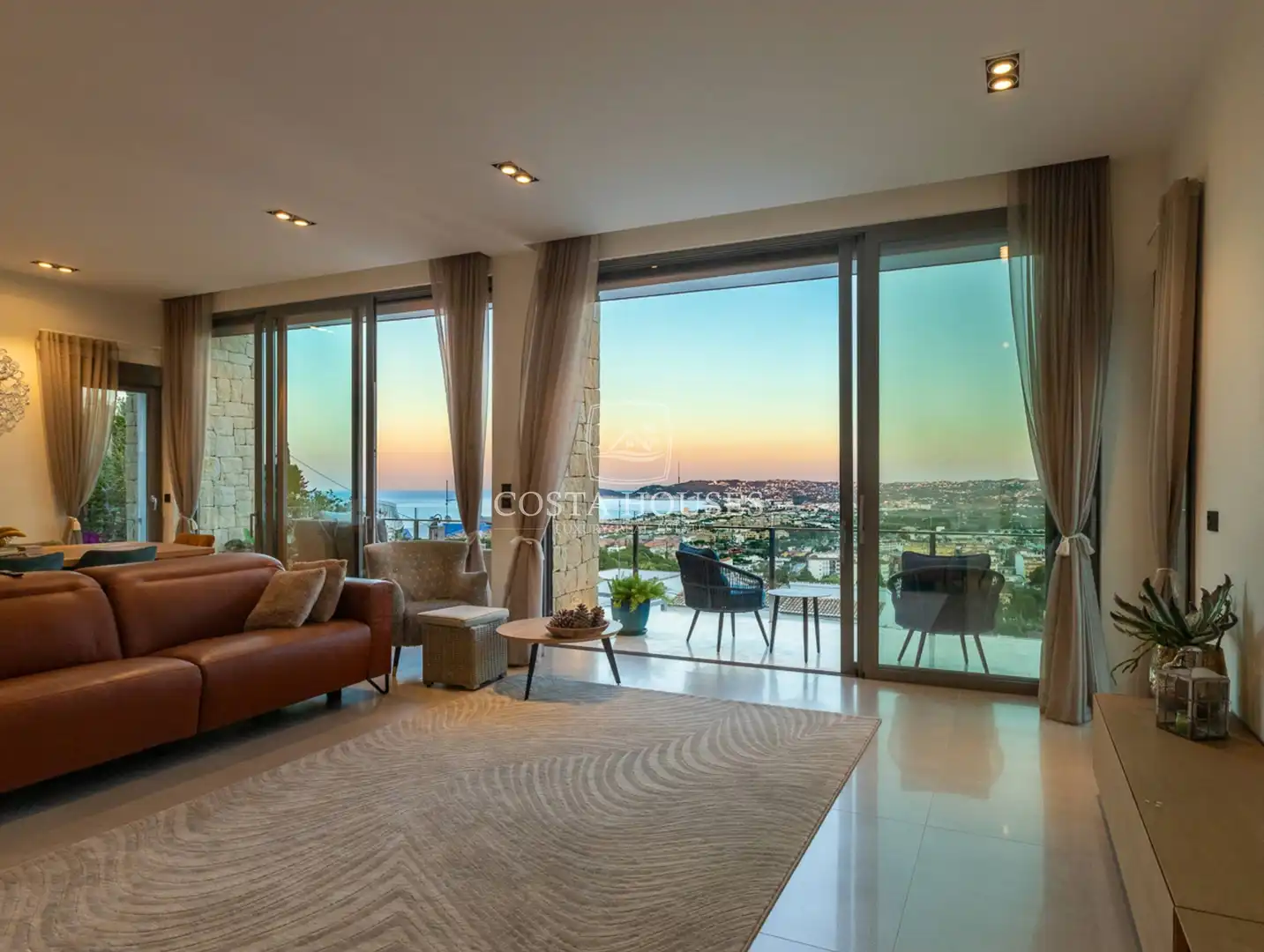 Sala de estar de Casa o chalet en venta en Jávea / Xàbia con Aire acondicionado, Jardín privado y Terraza