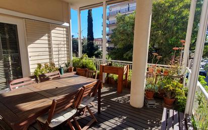 Terrace of Flat for sale in  Barcelona Capital  with Air Conditioner, Heating and Parquet flooring