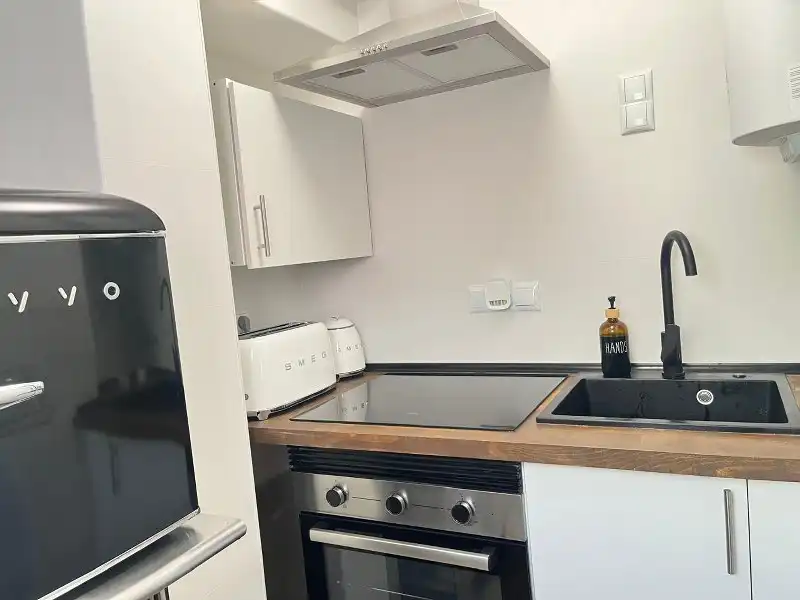 Cuina de Apartament en venda en Cullera amb Moblat, Forn i Rentadora