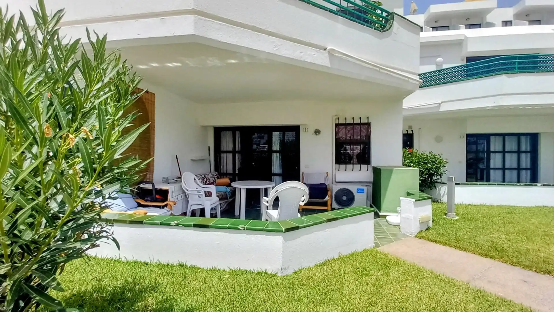 Terrace of Apartments for sale in Mogán  with Air Conditioner, Private garden and Terrace