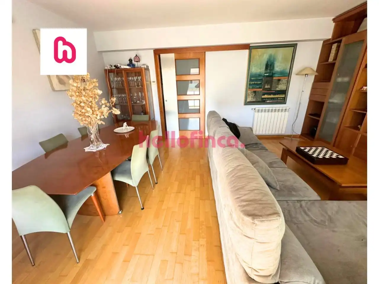 Wohnzimmer von Maisonette zum Verkauf in Badalona mit Heizung, Parkett und Terrasse
