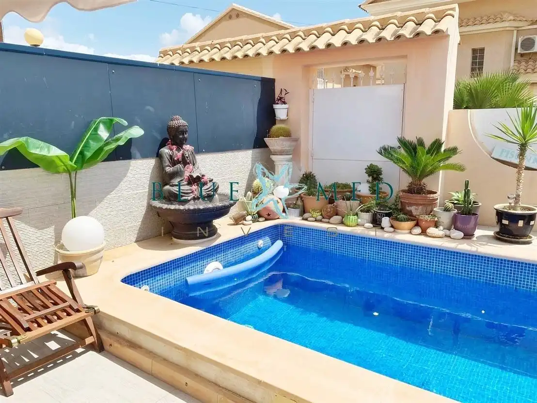 Swimming pool of Duplexes for sale in Mazarrón  with Air Conditioner, Heating and Private garden