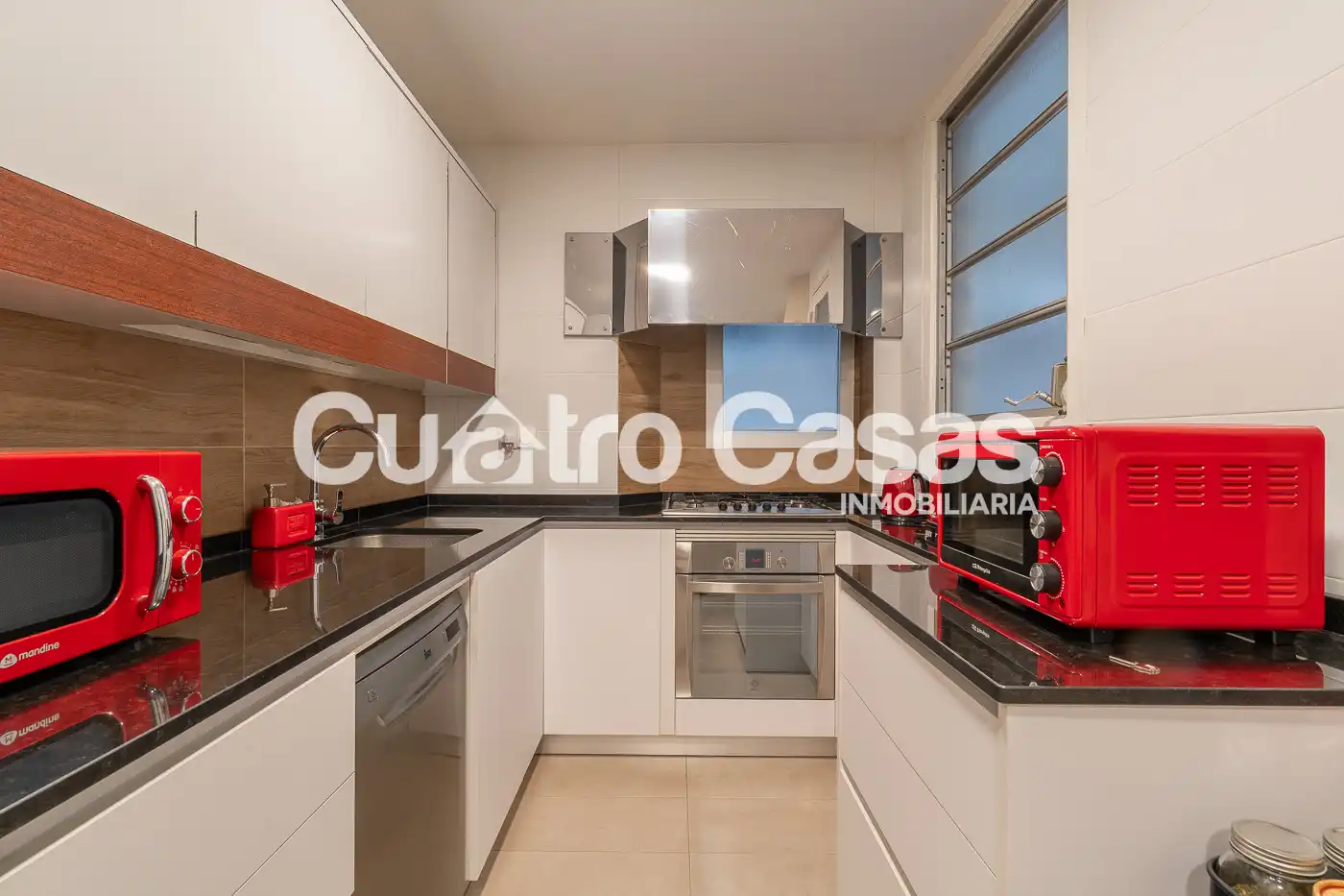 Kitchen of Flat for sale in Barcelona  with Air Conditioner, Heating and Parquet flooring