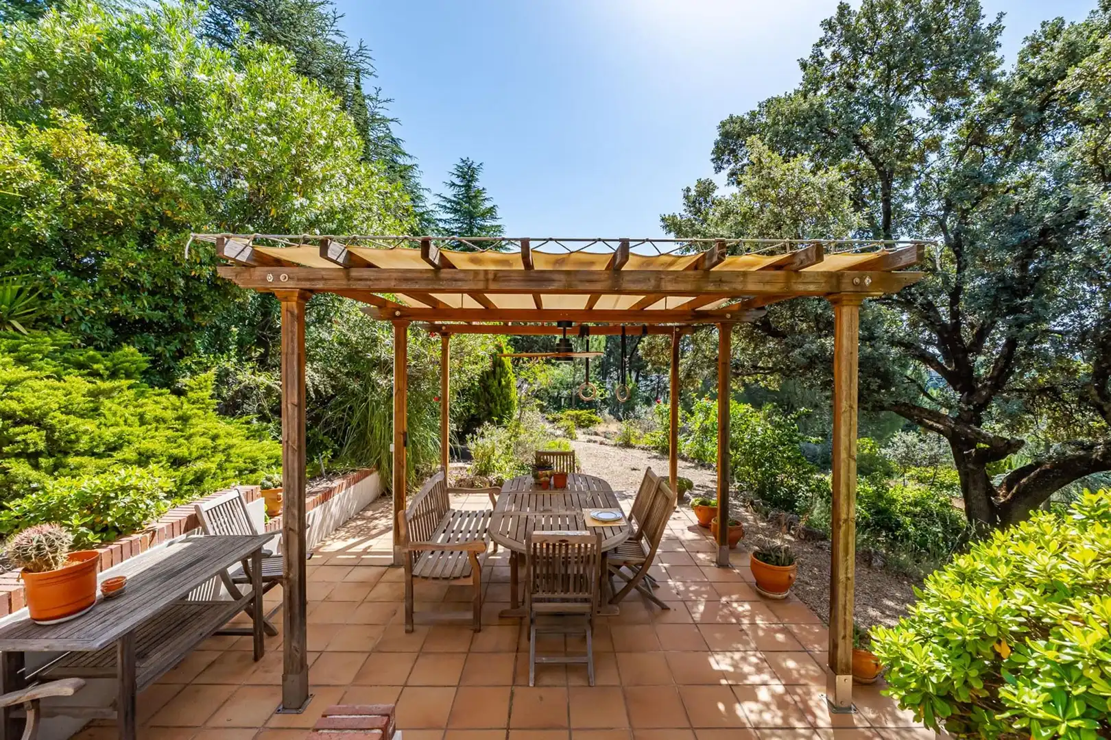 Terraza de Casa o chalet en venta en Las Rozas de Madrid con Aire acondicionado, Calefacción y Jardín privado