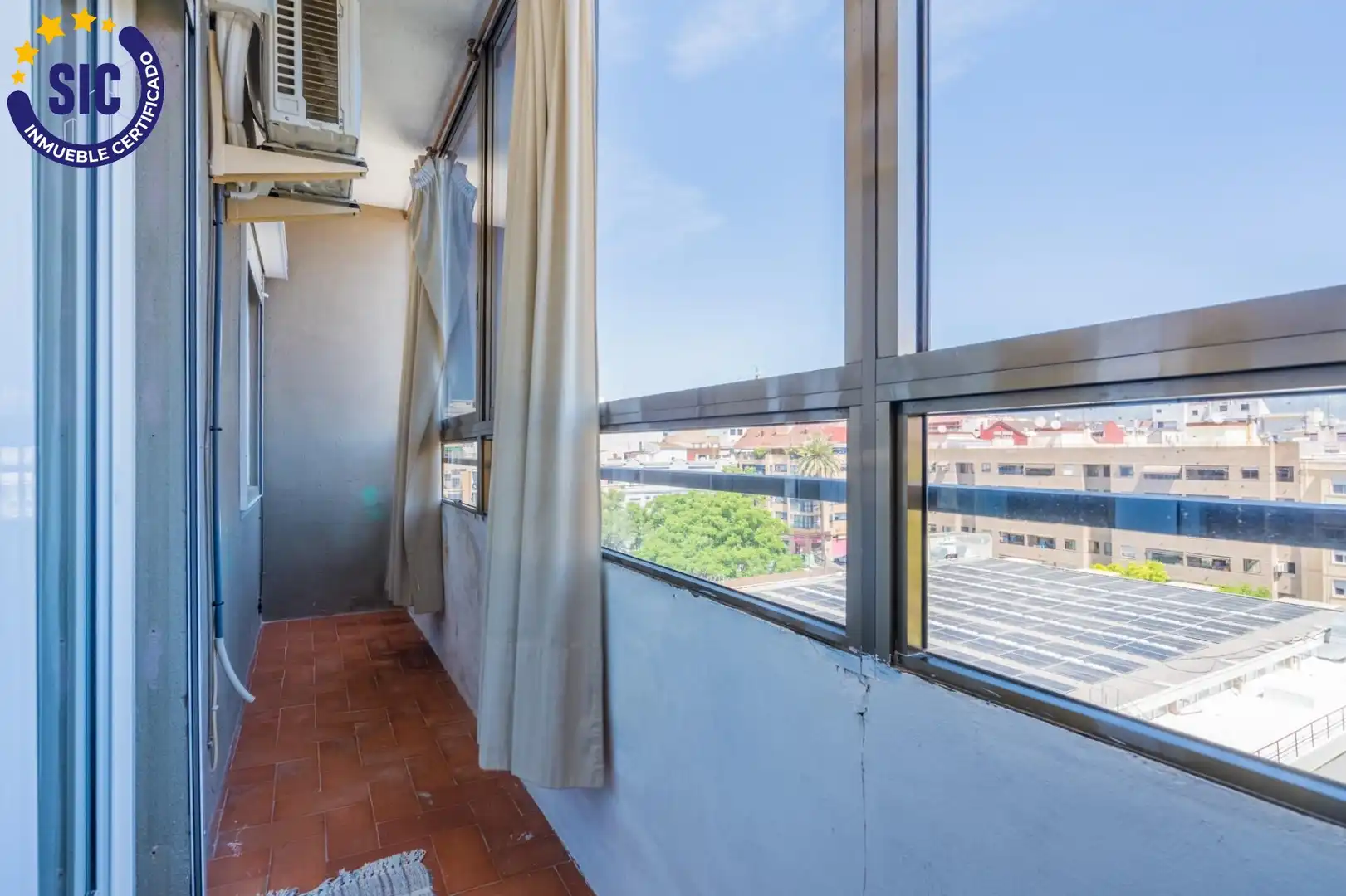 Balcony of Flat for sale in Valencia  with Air Conditioner and Balcony
