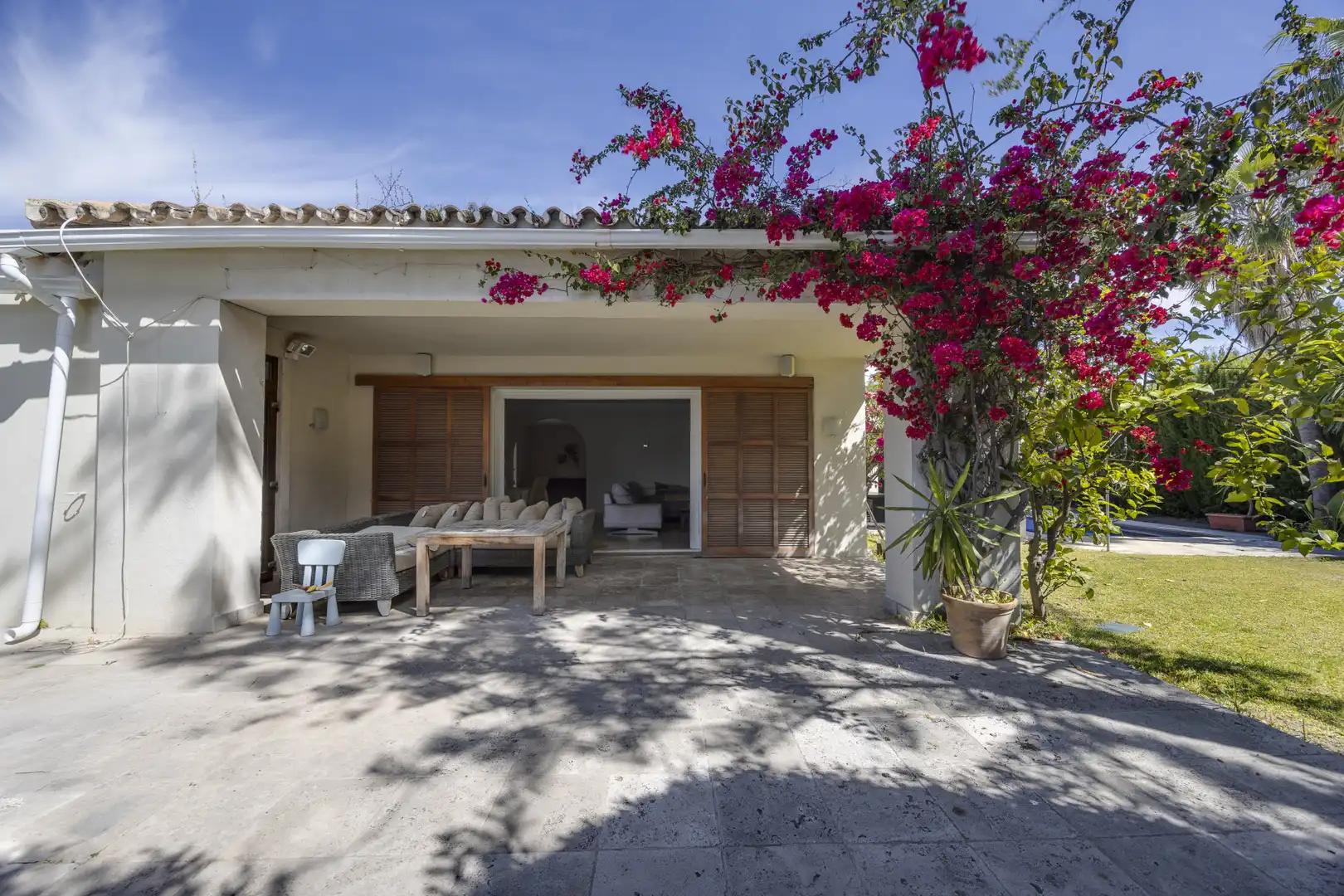 Jardí de Casa o xalet en venda en Estepona amb Aire condicionat, Jardí privat i Terrassa