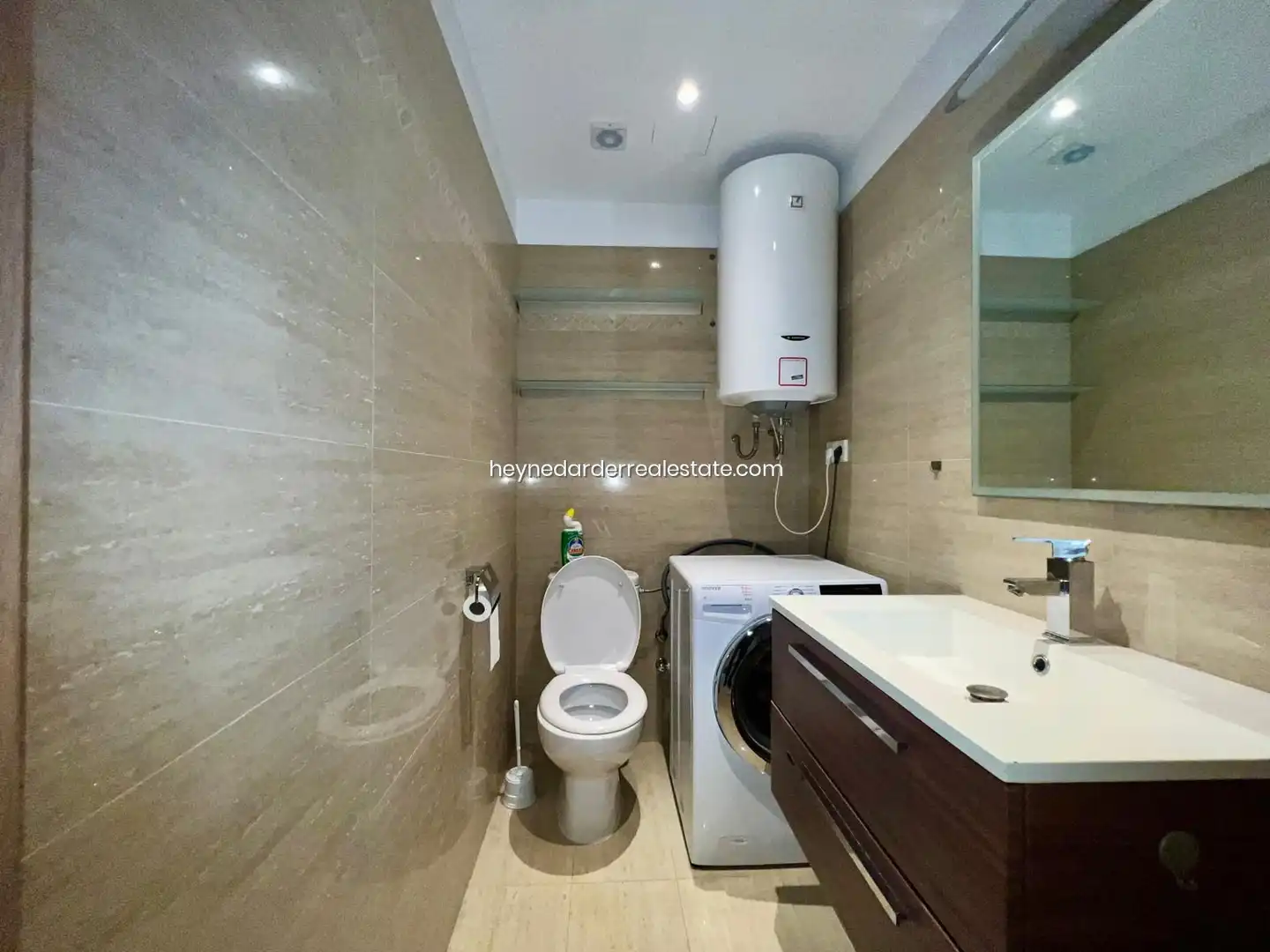 Bany de Apartament de lloguer en Calvià amb Aire condicionat, Jardí privat i Traster