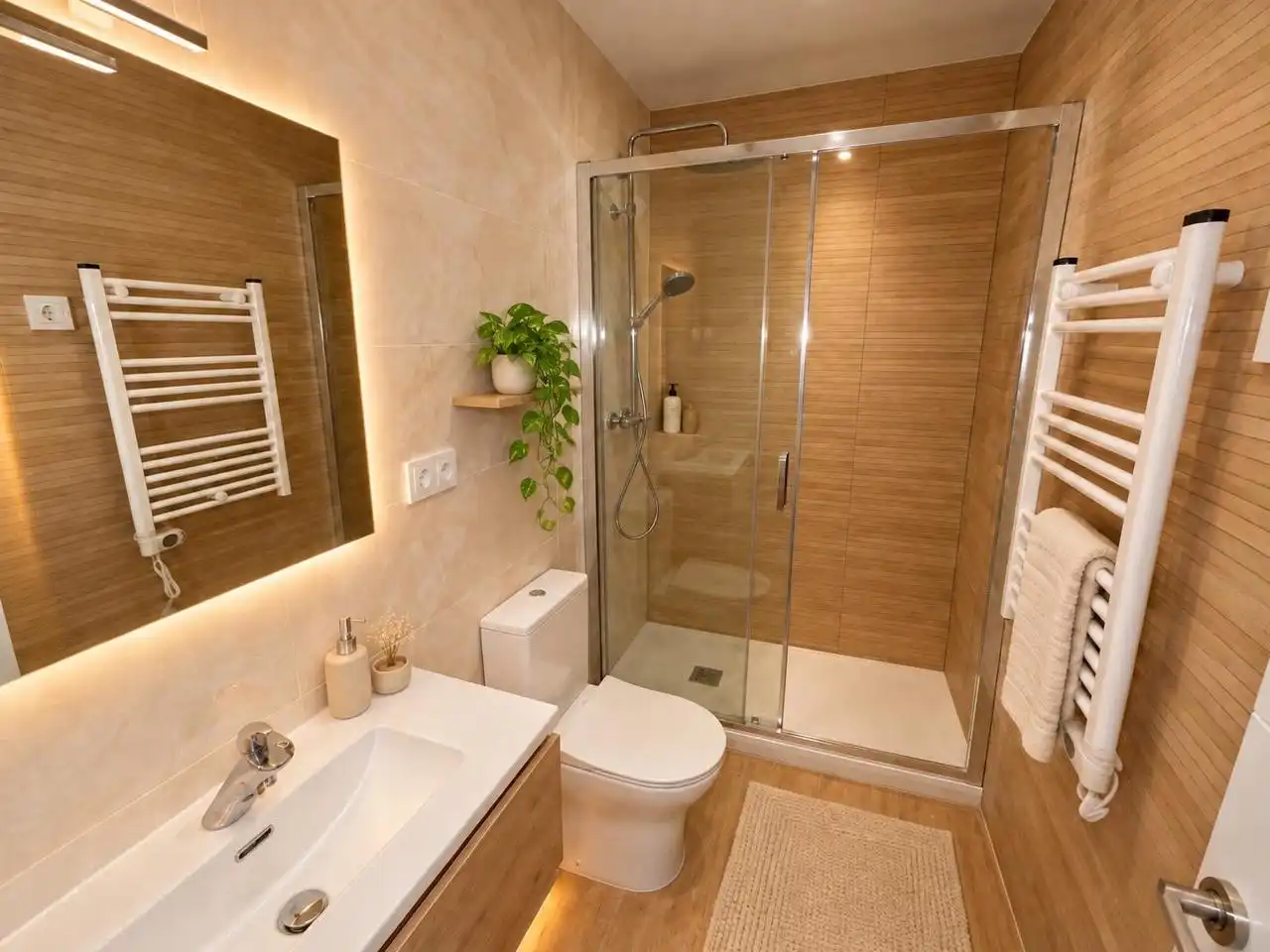 Baño de Planta baja en venta en Getafe con Calefacción