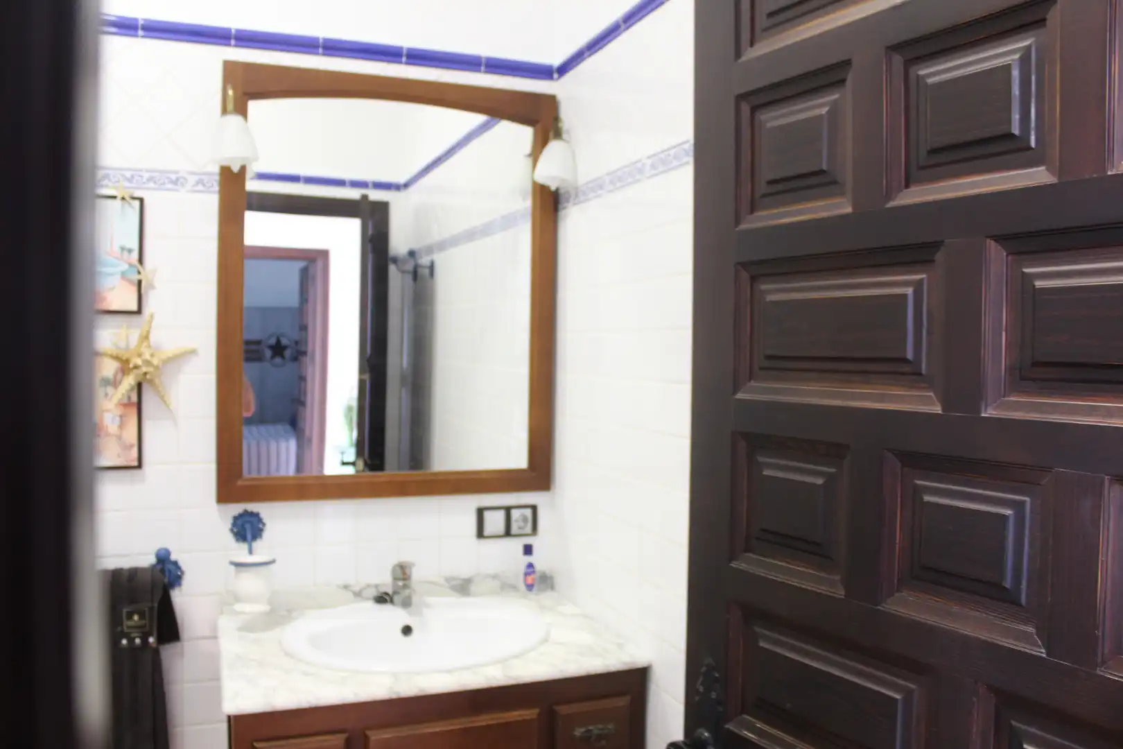Baño de Casa o chalet en venta en Villaverde del Río con Aire acondicionado, Jardín privado y Trastero