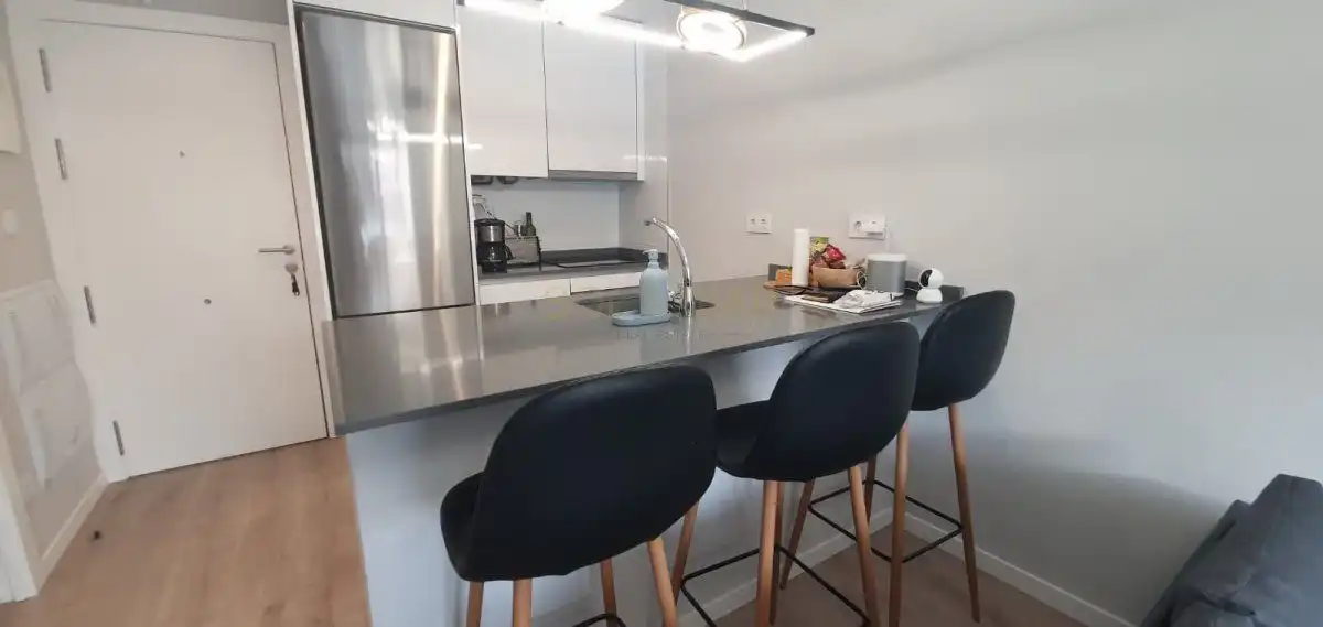 Cocina de Apartamento en venta en Mijas con Aire acondicionado, Calefacción y Terraza