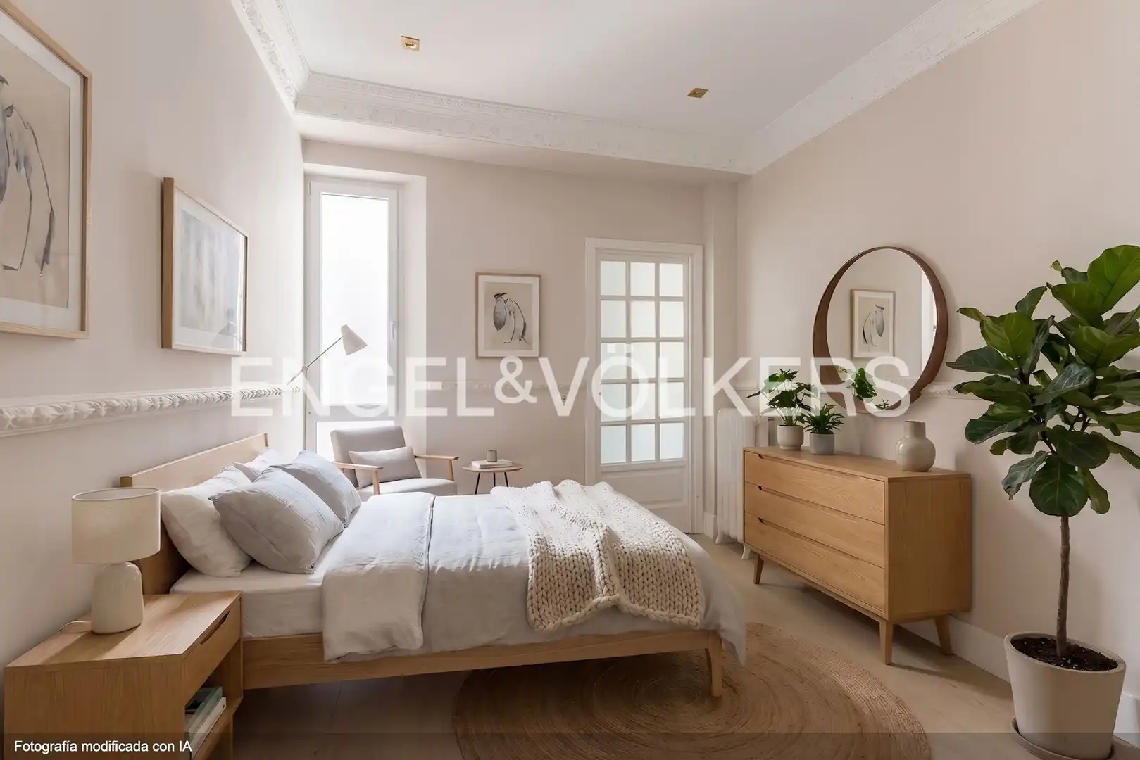 Schlafzimmer von Wohnung zum Verkauf in Madrid mit Klimaanlage, Heizung und Abstellraum