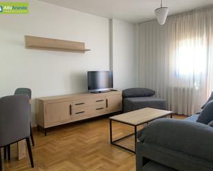 Sala d'estar de Pis de lloguer en Aranda de Duero amb Calefacció, Parquet i Terrassa