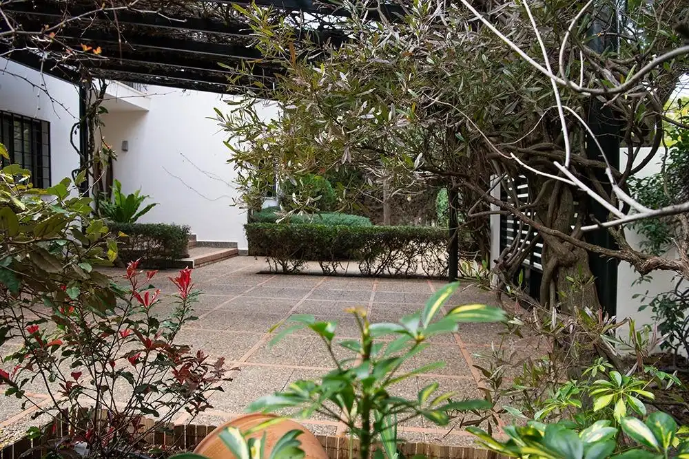 Jardín de Casa o chalet en venta en Bormujos con Aire acondicionado, Calefacción y Jardín privado