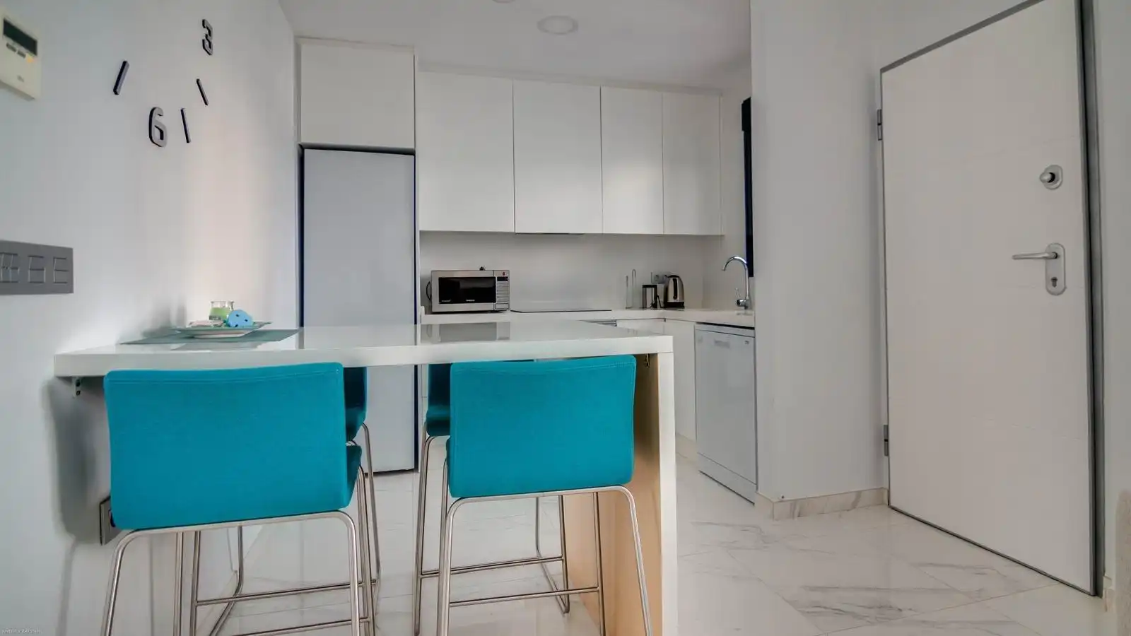 Cuina de Casa o xalet en venda en San Javier amb Aire condicionat, Calefacció i Jardí privat