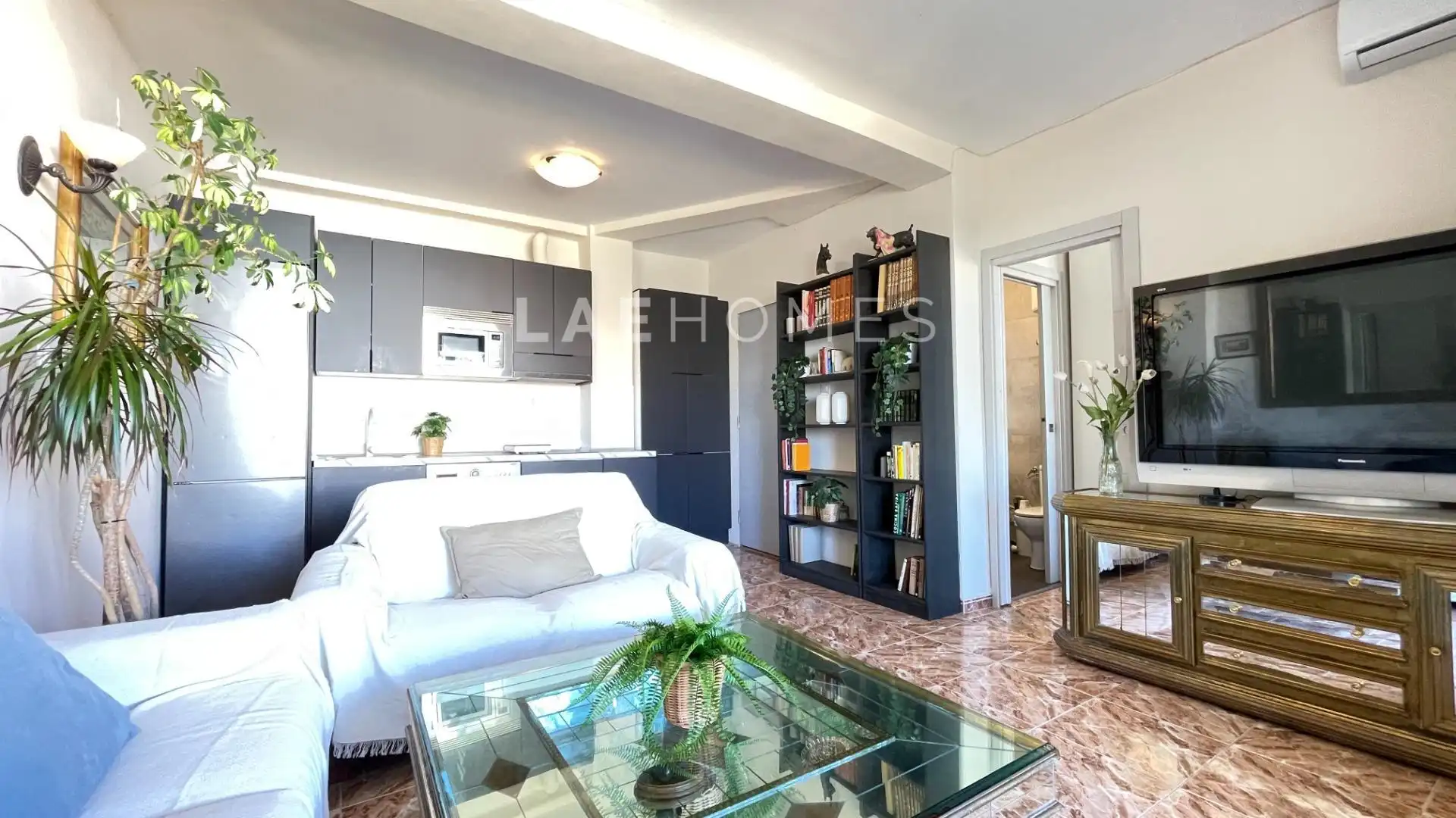Sala d'estar de Pis de lloguer en Málaga amb Aire condicionat, Calefacció i Terrassa
