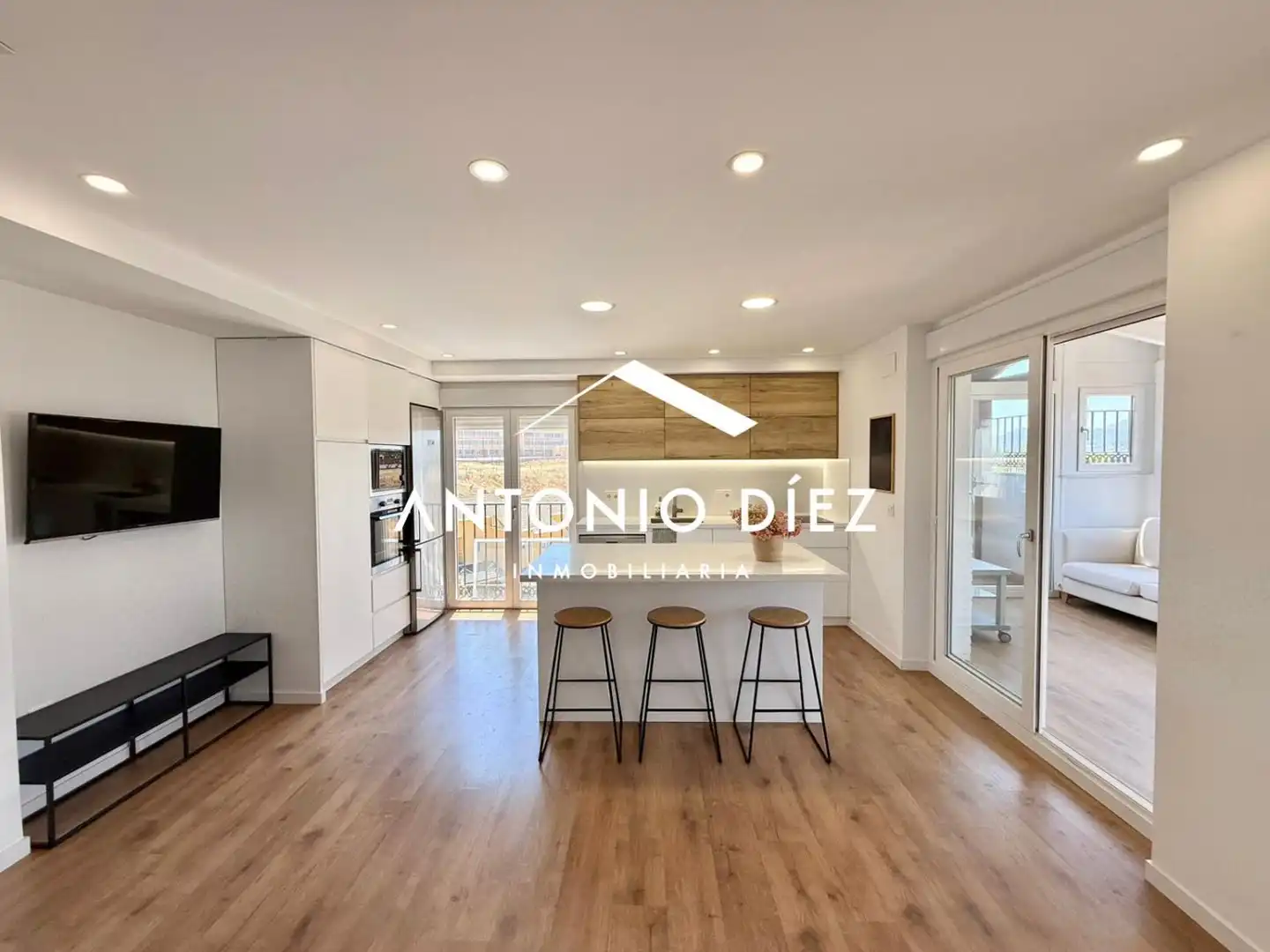 Kitchen of Attic for sale in Aspe  with Air Conditioner, Terrace and Storage room
