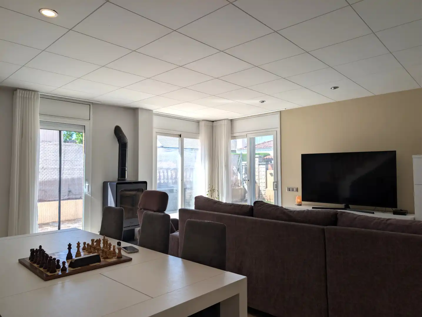 Sala d'estar de Casa o xalet en venda en Fonollosa amb Aire condicionat, Calefacció i Jardí privat