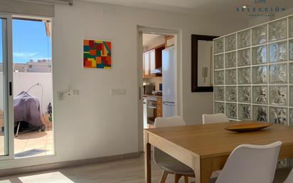 Dining room of Attic for sale in  Valencia Capital  with Air Conditioner, Heating and Terrace