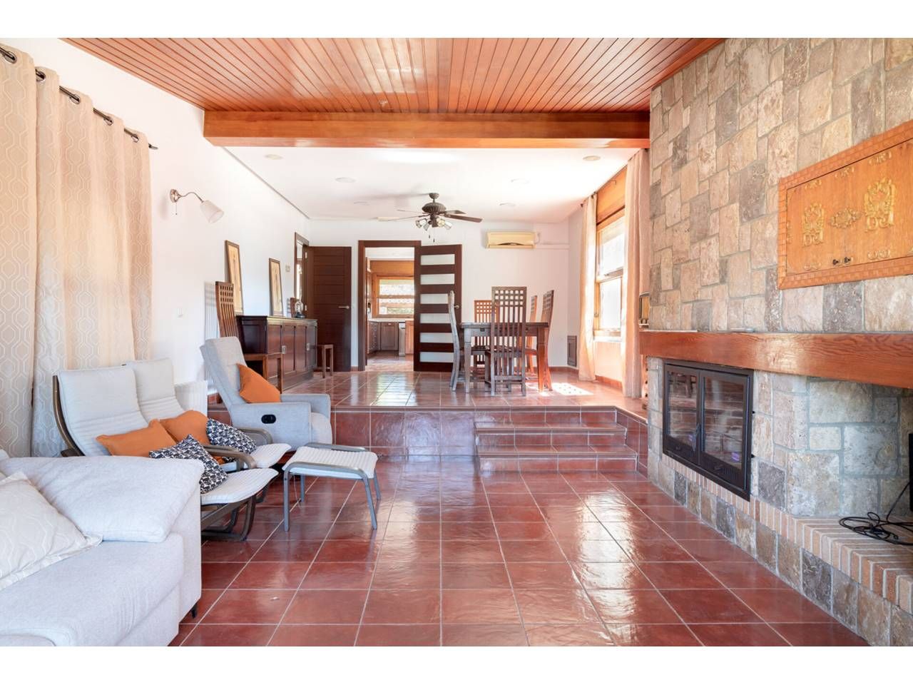 Living room of House or chalet for sale in Godelleta  with Air Conditioner, Heating and Private garden