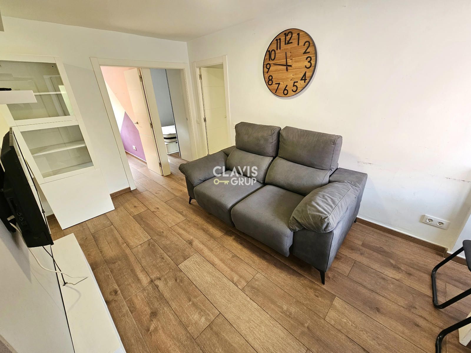 Sala d'estar de Pis en venda en  Barcelona Capital amb Calefacció, Moblat i Forn