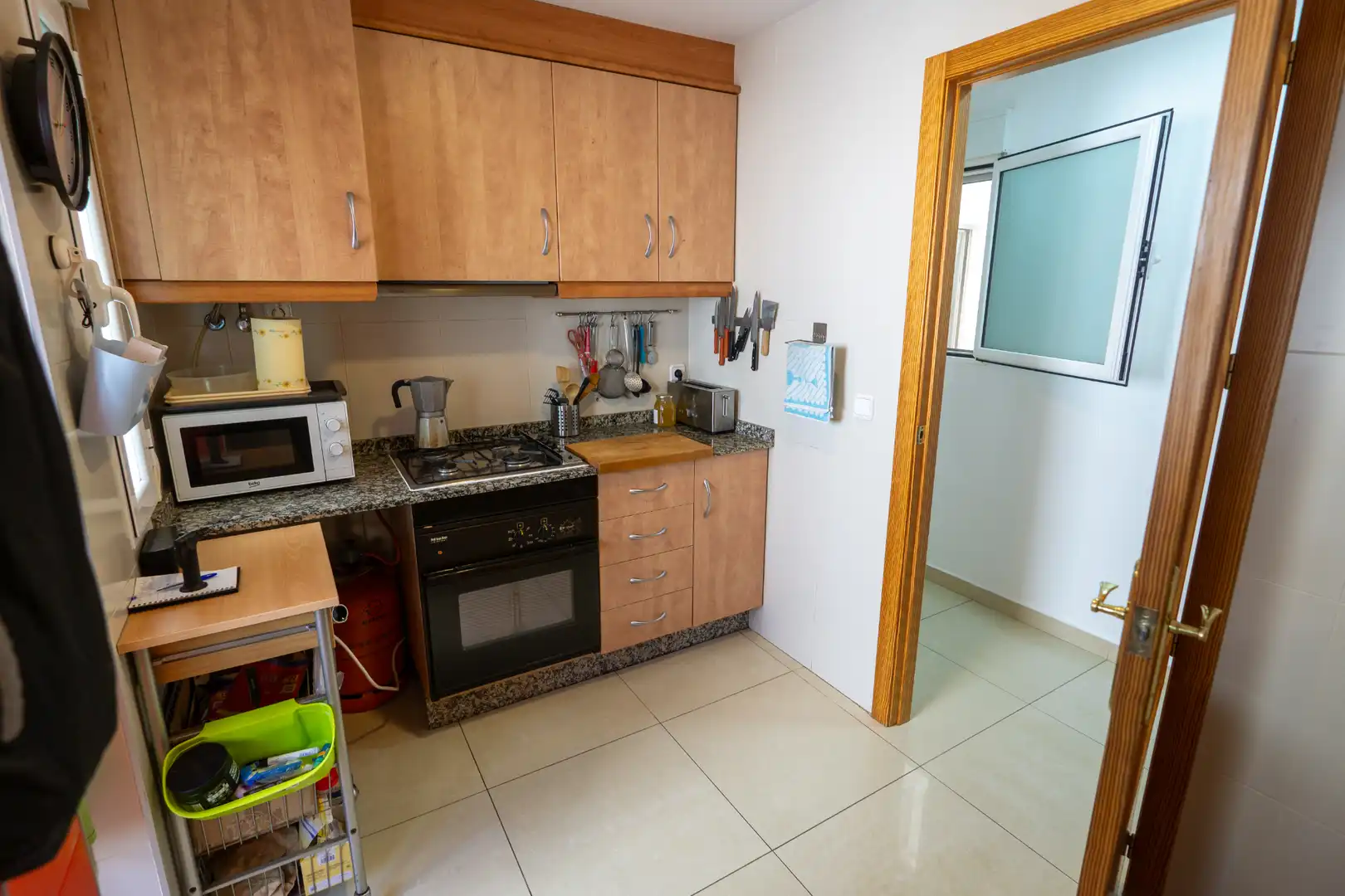 Kitchen of Flat for sale in Ibi  with Furnished and Balcony