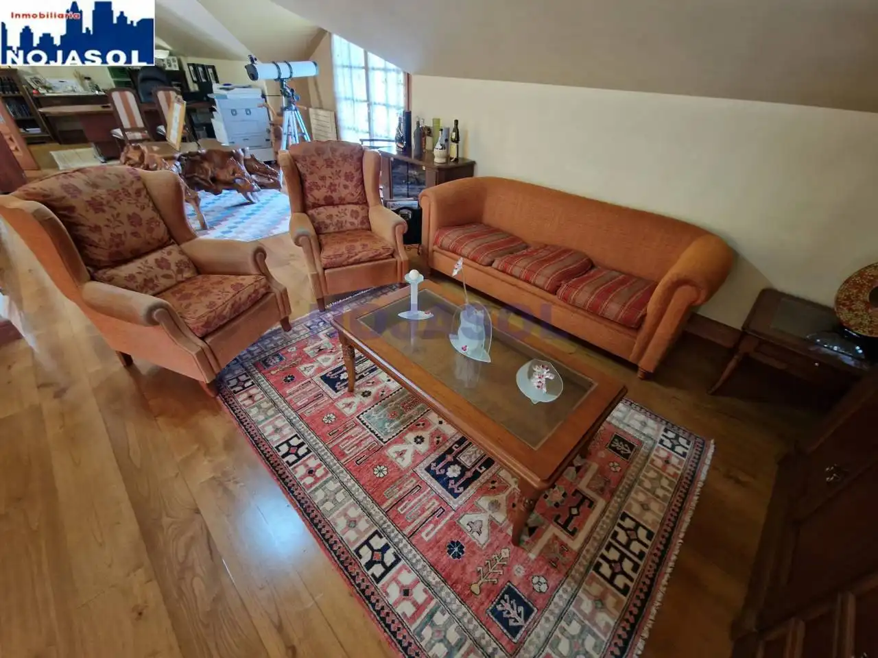 Sala de estar de Casa o chalet en venta en Noja con Aire acondicionado, Calefacción y Jardín privado