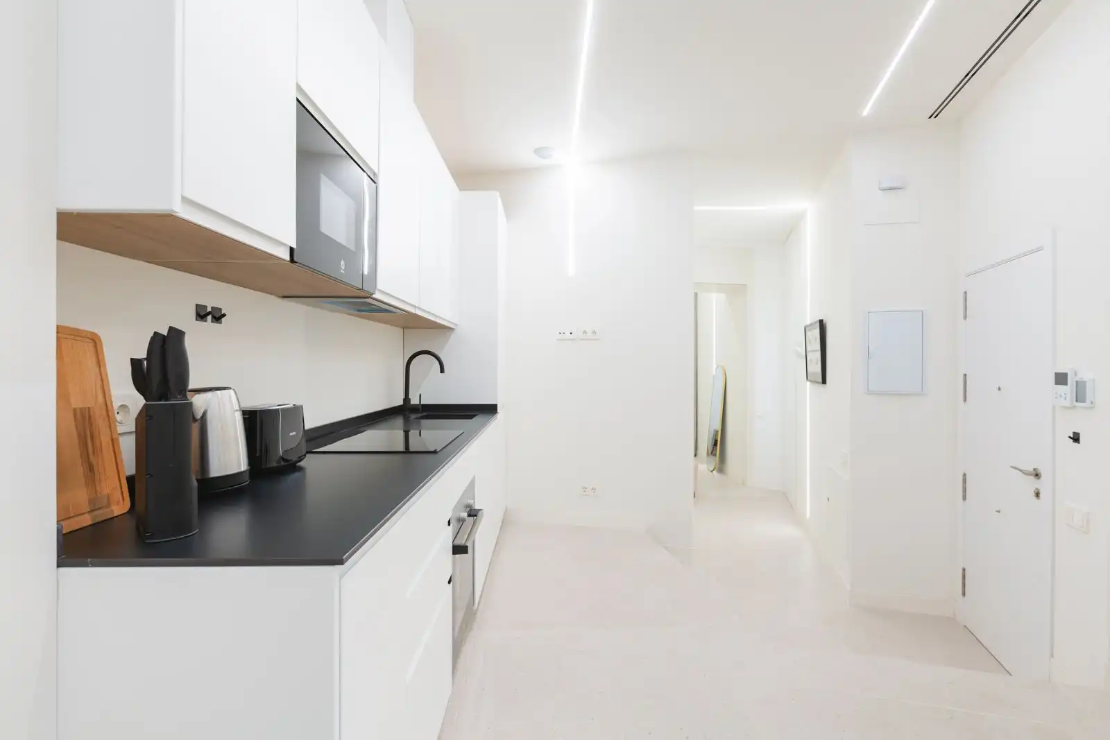 Küche von Wohnung zum Verkauf in Málaga mit Klimaanlage, Heizung und Möbliert