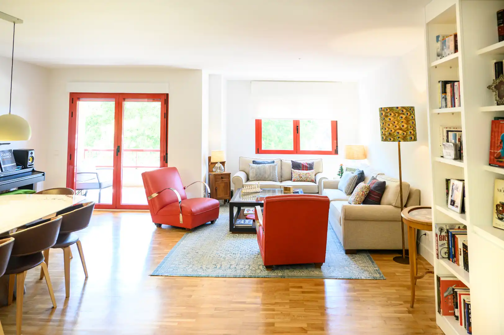 Wohnzimmer von Wohnung zum Verkauf in Pozuelo de Alarcón mit Klimaanlage, Heizung und Parkett