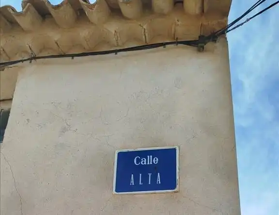 Vista exterior de Casa adosada en venda en Azaila