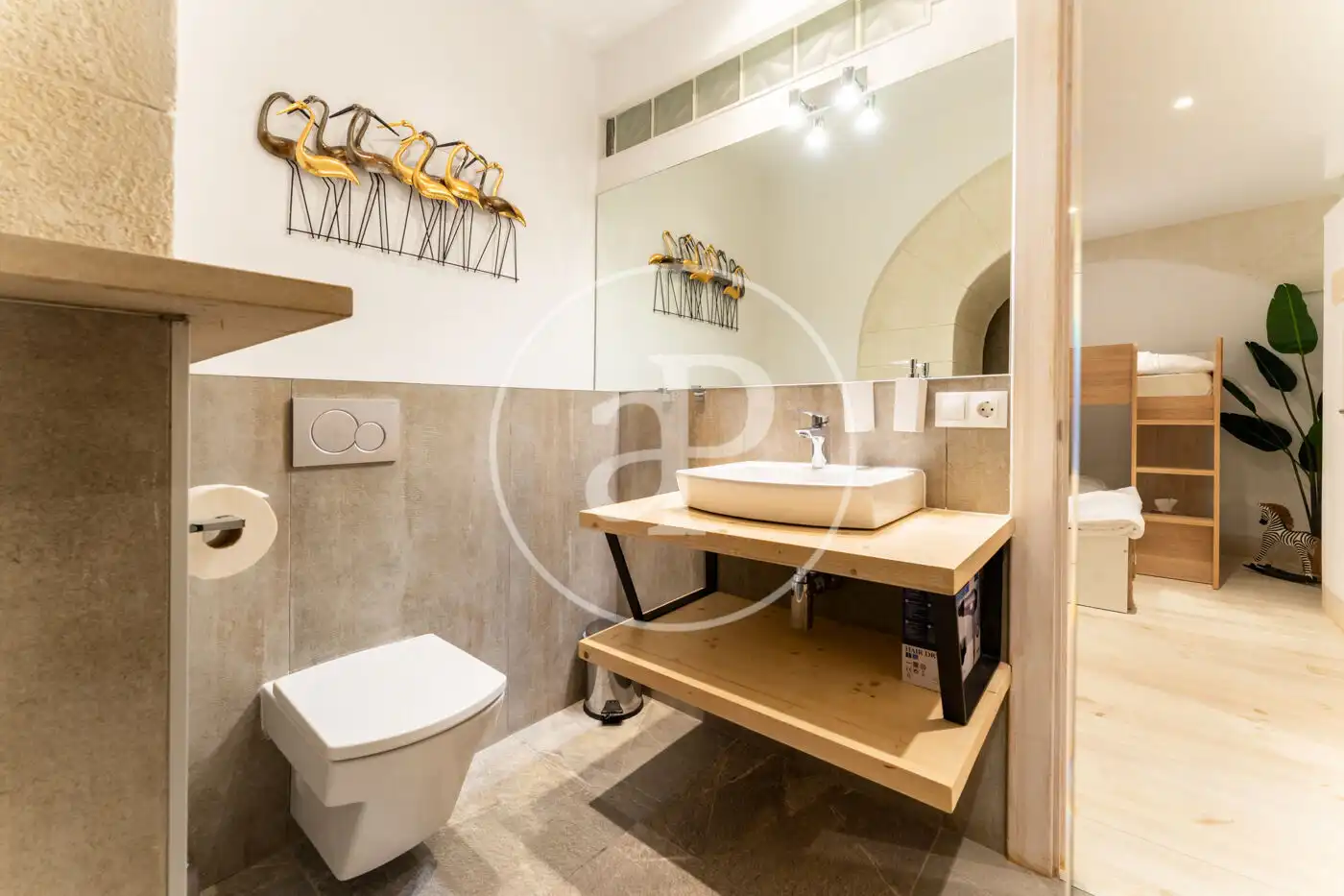 Badezimmer von Haus oder Chalet zum Verkauf in  Palma de Mallorca mit Klimaanlage, Heizung und Terrasse