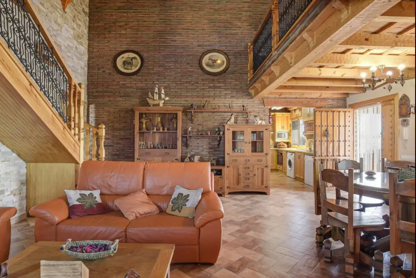 Sala de estar de Finca rústica en venta en Vejer de la Frontera con Aire acondicionado, Jardín privado y Terraza
