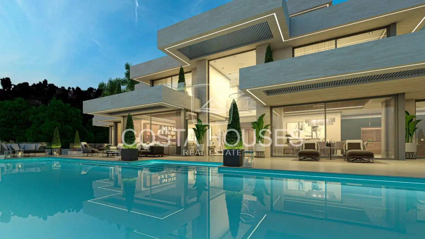 Vista exterior de Casa o xalet en venda en Jávea / Xàbia amb Aire condicionat, Jardí privat i Terrassa