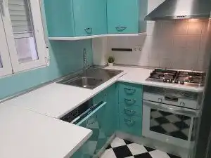 Küche von Wohnung zur Miete in Madrid mit Klimaanlage, Heizung und Möbliert