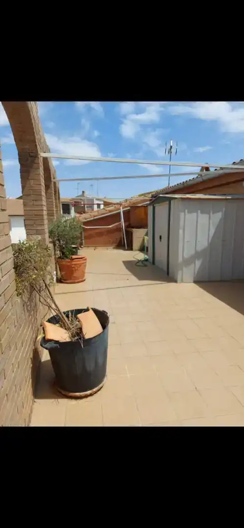 Terrasse von Einfamilien-Reihenhaus zum Verkauf in Samper de Calanda, Teruel