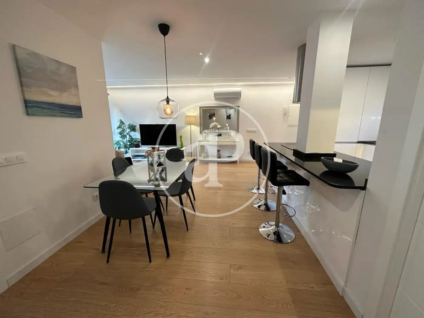 Esszimmer von Wohnung zur Miete in  Palma de Mallorca mit Klimaanlage, Heizung und Möbliert