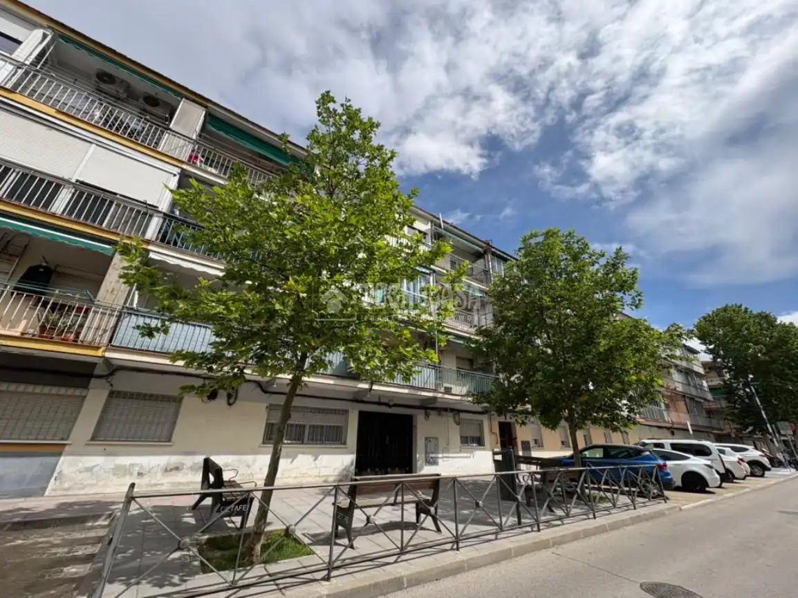 Exterior view of Flat for sale in Getafe  with Heating, Parquet flooring and Terrace