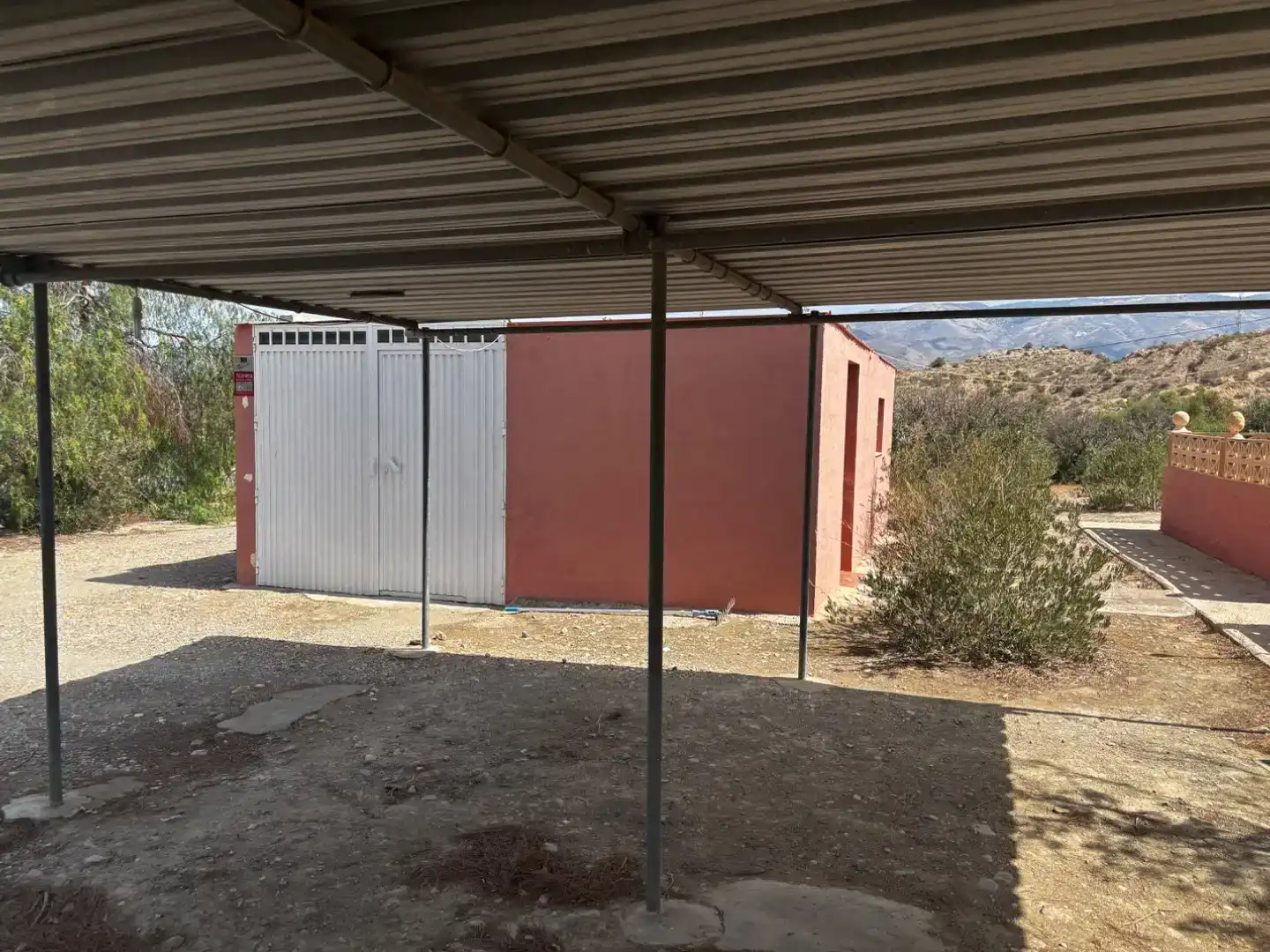 Vista exterior de Pis en venda en Pechina amb Jardí privat, Piscina i Moblat