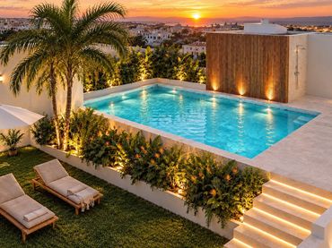 Bajo con piscina en venta en Santa Pola ciudad