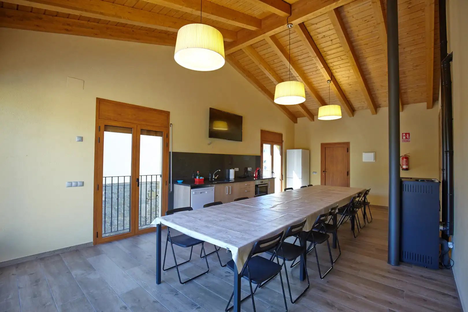 Comedor de Casa o chalet en venta en L'Esquirol con Calefacción, Jardín privado y Terraza