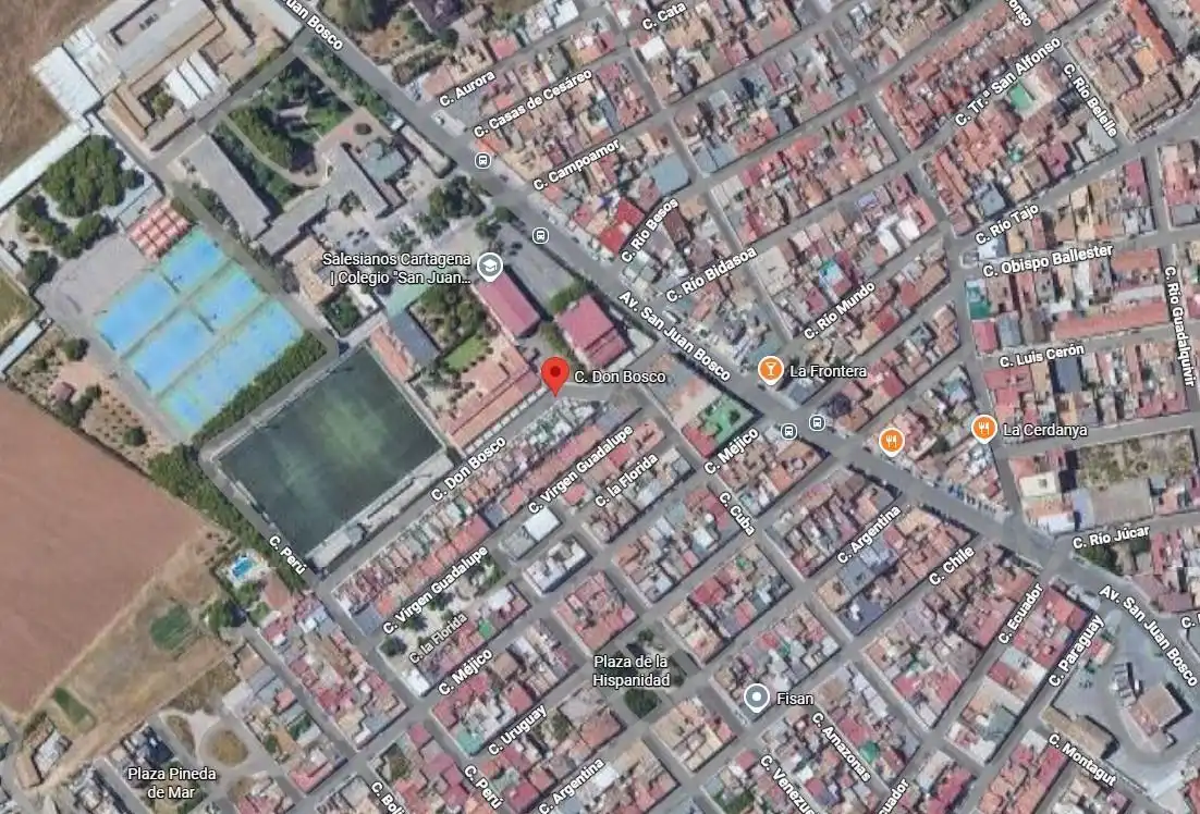 Vista exterior de Casa adosada en venta en Cartagena con Aire acondicionado, Calefacción y Terraza