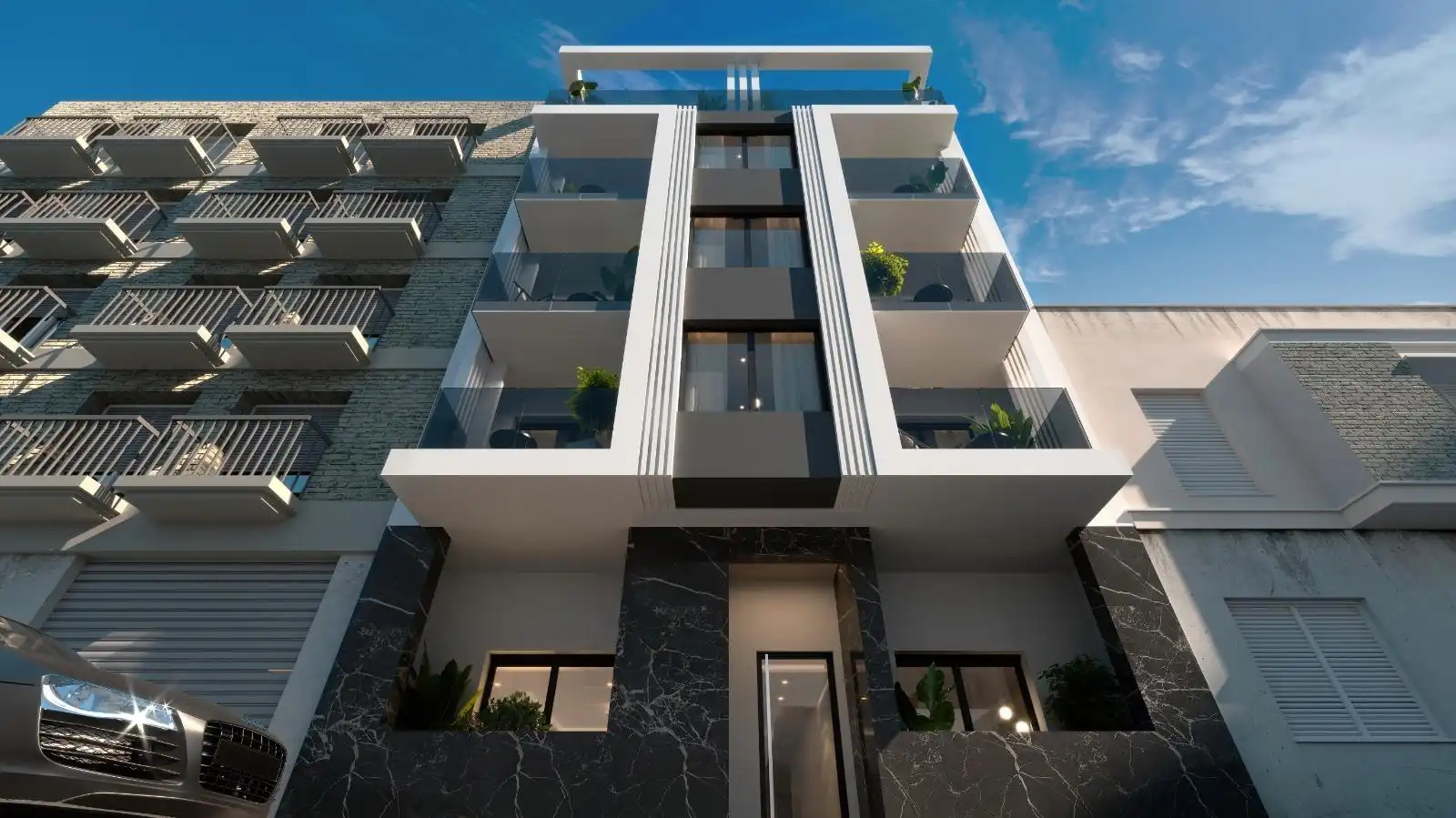 Vista exterior de Planta baja en venta en Torrevieja con Terraza y Piscina comunitaria