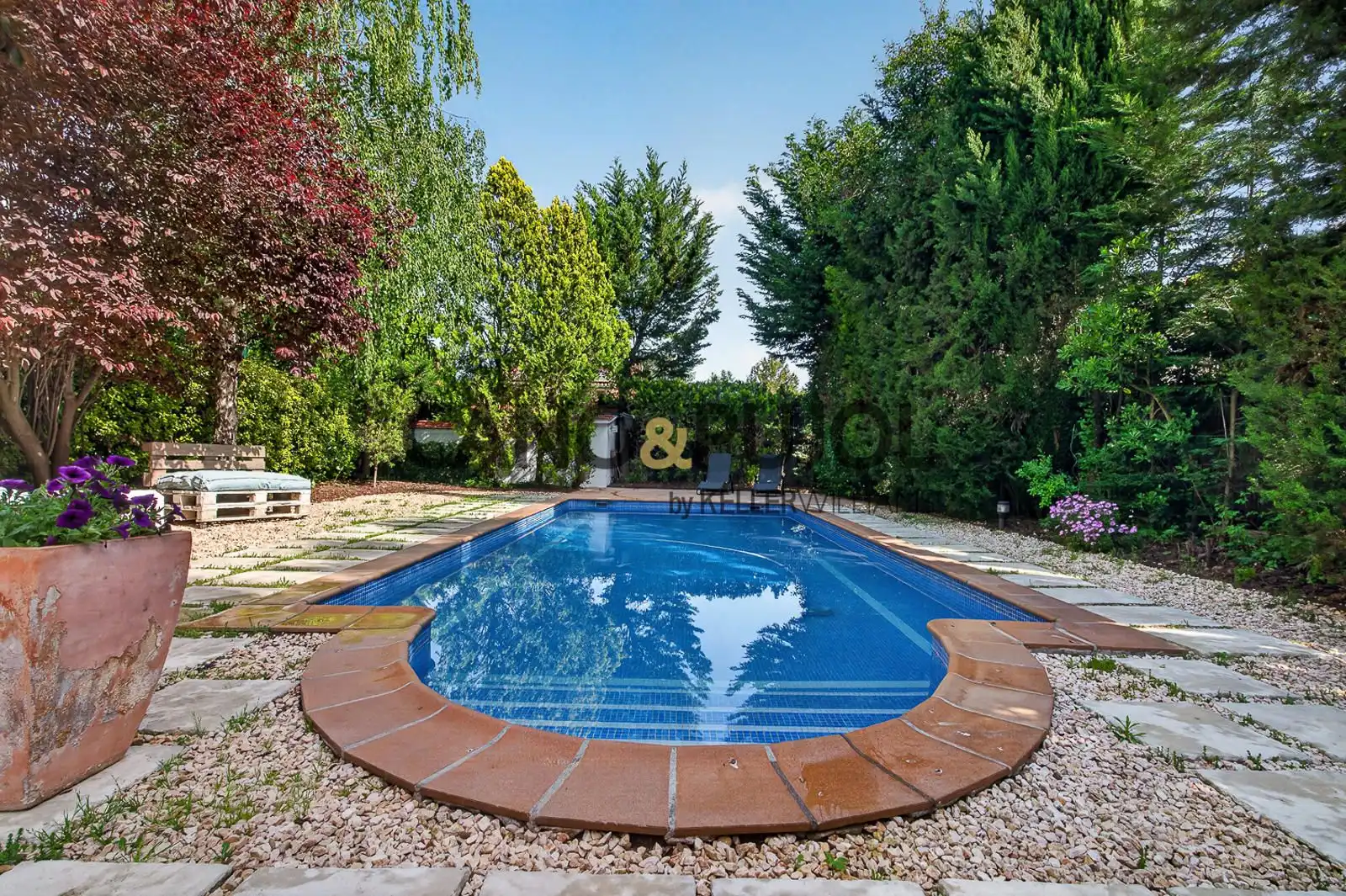 Piscina de Casa o xalet en venda en Sant Cugat del Vallès amb Aire condicionat, Calefacció i Terrassa