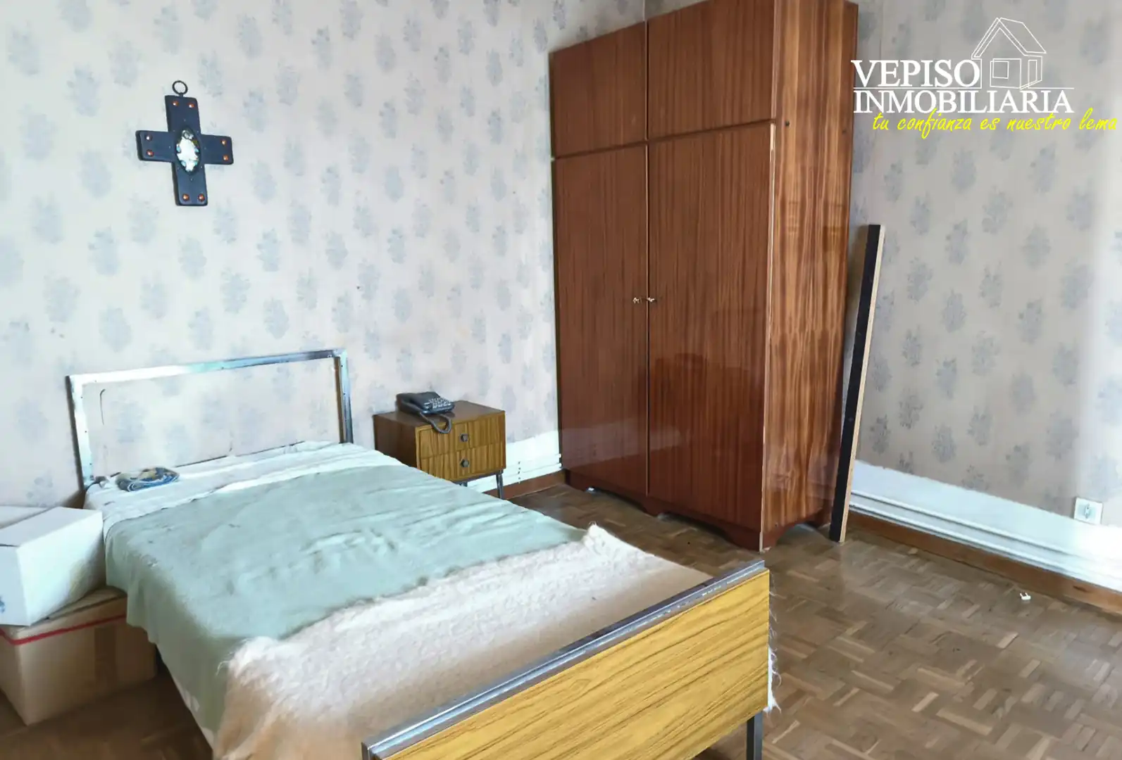 Schlafzimmer von Wohnung zum Verkauf in Madrid mit Heizung, Parkett und Terrasse